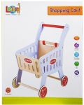 Детска количка за пазаруване Lelin - Синя - 2t