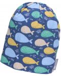 Детска шапка с UV 50+ защита Sterntaler - С китове, 47 cm, 9-12 месеца   - 4t