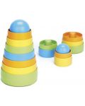 Детска играчка за сортиране Green Toys - Кула, с 8 части - 1t
