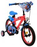 Детски велосипед с помощни колела E&L cycles - Marvel, Spiderman, 14 инча - 3t