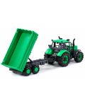 Детска играчка Polesie Progress - Инерционен трактор с ремарке - 5t