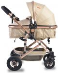 Детска комбинирана количка Moni - Ciara, бежова - 4t