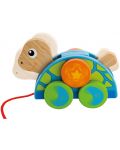 Детска дървена играчка за дърпане Viga - Костенурка - 2t
