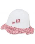 Детска лятна шапка с UV 30+ защита Sterntaler - С пеперуди, 53 cm, 2-4 години - 1t