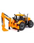 Детска играчка Polesie Progress - Инерционен трактор с рамо и лопата - 3t