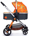 Детска комбинирана количка 2 в 1 Cosatto - Wowee, So Orangey - 3t