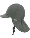 Детска лятна шапка с козирка и UV 50+ защита Sterntaler - 49 cm, 12-18 месеца, сива - 3t