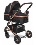 Детска количка Lorelli - Alba, Premium black - 3t