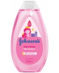 Детски шампоан за блясък Johnson's - Shiny drops, 500 ml - 1t