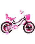 Детски велосипед Venera Bike - Little Heart, 16'', розов - 3t