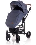 Детска комбинирана количка Lorelli - Crysta 3 в 1, Blue - 3t