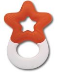 Охлаждаща гризалка-чесалка Dentistar - Оранжева звезда - 1t