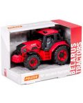 Детска играчка Polesie - Трактор, червен - 1t