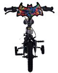 Детски велосипед с помощни колела E&L cycles - Batman, 12'' - 6t