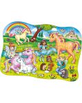 Детски пъзел Orchard Toys - Приятели еднорози, 50 части - 2t
