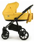 Детска количка Baby Giggle - Broco, 2в1, жълта - 2t