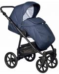 Комбинирана детска количка 2в1 Baby Giggle - Broco, тъмносиня - 2t