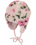 Детска зимна шапка на цветя Sterntaler - 49 cm, 12-18 месеца - 1t