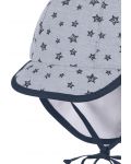 Детска шапка с платка с UV 50+ защита Sterntaler - Със  звездички, 47 cm, 9-12 месеца - 4t