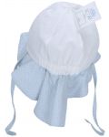 Детска лятна шапка с UV 50+ защита Sterntaler - 45 cm, 6-9 месеца, синя - 5t