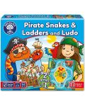 Orchard Toys Детска образователна игра Пирати змии и стълби § Людо - 1t