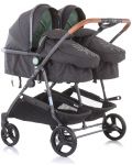 Детска количка за близнаци Chipolino - ДуоСмарт, мента - 2t