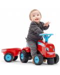 Детски трактор с ремарке Falk - Червен - 2t