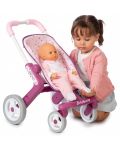 Детска количка за кукли Smoby, розова - 3t