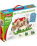 Детска игра Quercetti Play Montessori - Опознай животните - 1t