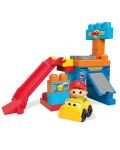 Детски строител Fisher Price Mega Bloks - Въртящият се гараж - 2t