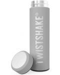 Детски термос Twistshake - Hot or Cold, сив, 420 ml - 2t