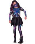 Детски карнавален костюм Amscan - Неонов скелет, 3-4 години, за момиче - 1t