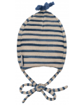 Детска зимна шапка Sterntaler - Бобър, 51 cm, 18-24 месеца, райе - 2t
