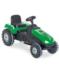 Детски трактор с педали Pilsan - Mega, зелен - 1t