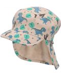 Детска лятна шапка с UV 50+ защита Sterntaler - С динозаври, 47 cm, 9-12 месеца - 1t