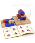 Детска игра с дървени блокове Viga - Изграждане на 3D композиции - 2t