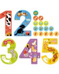Детски образователен пъзел Headu - Забавни числа - 2t