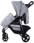 Детска количка с покривало Lorelli - Olivia, Cool Grey - 3t