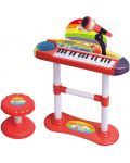 Детско пиано с микрофон и столче Electronic Keyboard, 32 клавиша - 1t