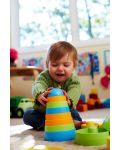 Детска играчка за сортиране Green Toys - Кула, с 8 части - 5t