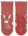 Детски чорапи със силиконова подметка Sterntaler - С магаренце, 25/26, 3-4 години - 1t