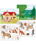 Детска игра Quercetti Play Montessori - Опознай животните - 2t
