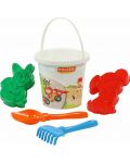Детски плажен комплект Polesie Toys, 5 части, асортимент - 2t