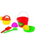 Детски плажен комплект Polesie Toys - Seal, 7 части, асортимент - 1t