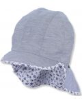 Детска лятна шапка с UV 50+ защита Sterntaler - с платка на тила, 47 cm,  9-12 месеца - 1t