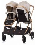 Детска количка за близнаци Chipolino Пясък - Дуо Смарт - 5t