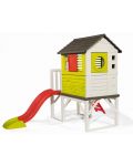 Детска къща за градината Smoby - С веранда и пързалка - 6t