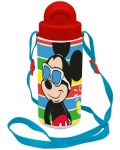Детска бутилка за вода Migo - Mickey, 500 ml - 1t