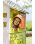 Детска къща за градината Smoby - С веранда и пързалка - 4t