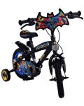 Детски велосипед с помощни колела E&L cycles - Batman, 12'' - 3t